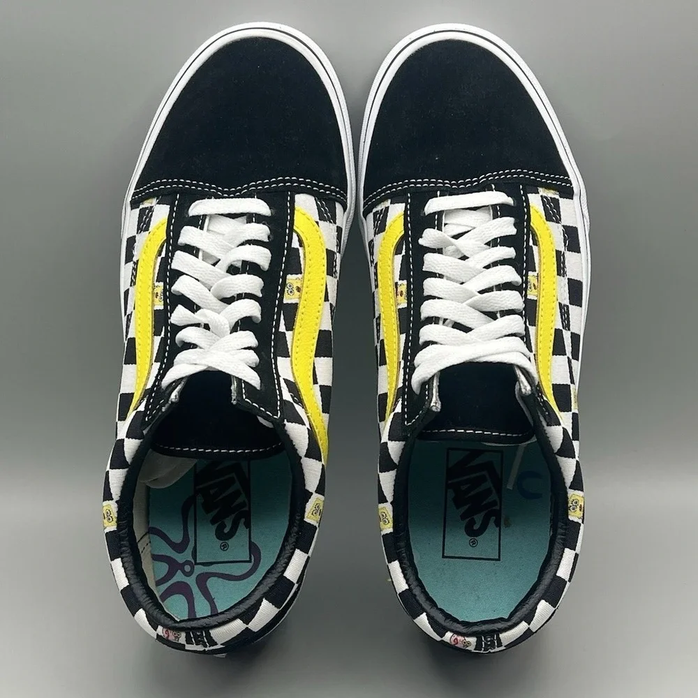 Vans‎ Old Skool x Spongebob Checkerboard Shoes - Men's Size 8 Women's Size 9.5